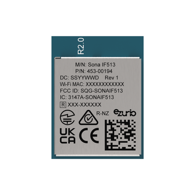 Sona™ IF513 - Wi-Fi 6E + Bluetooth® 5.4 Module | Ezurio